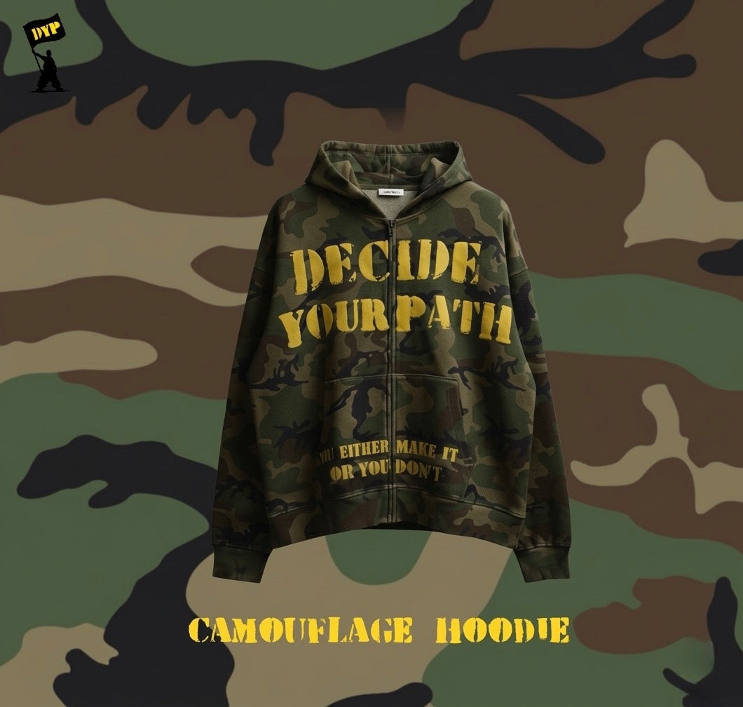 CAMOUFLAGED HOODIE